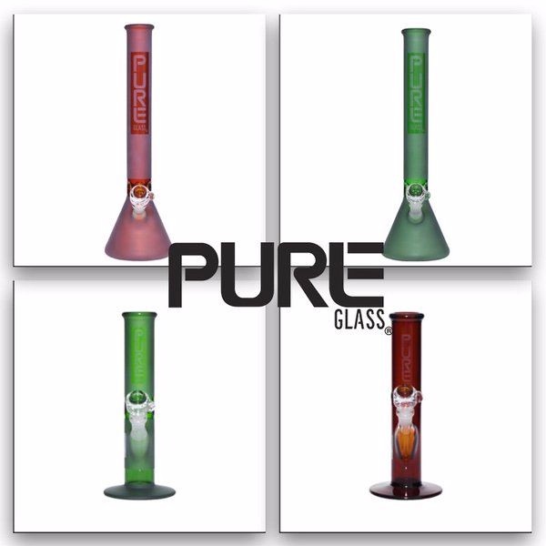 Pure Glass - Surfrider Heart Bong