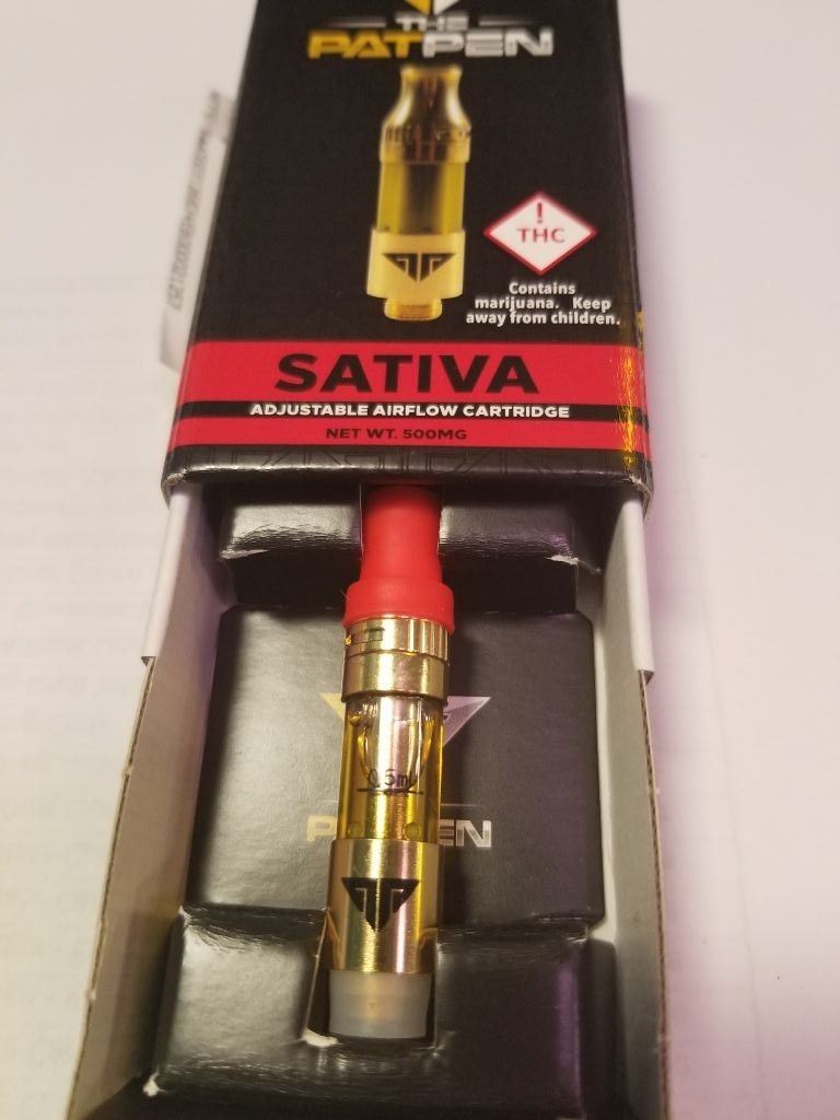 Pat Pen The Pat Pen: Durban Poison Gold Cartridge 0.5g | Leafly