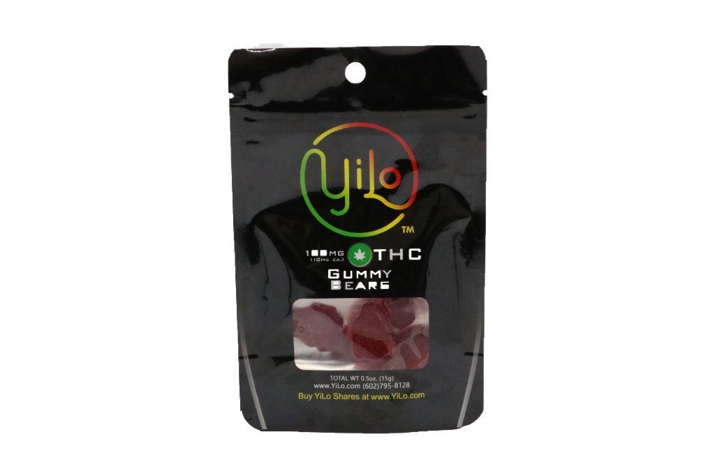 Yilo: THC Gummy Bears 100mg 10-Pack | Leafly