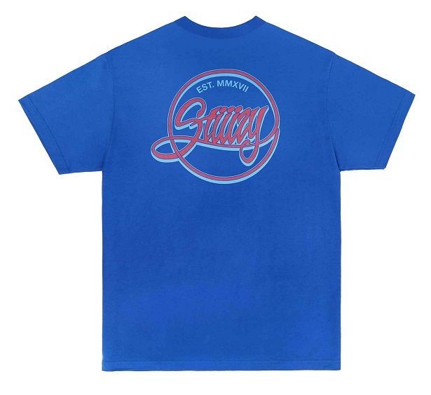 STIIIZY: Stiiizy Cursive T-Shirt Blue | Leafly