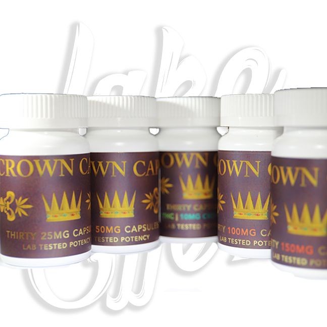 Crown Caps CBD Capsules 30pack 1500mg Leafly