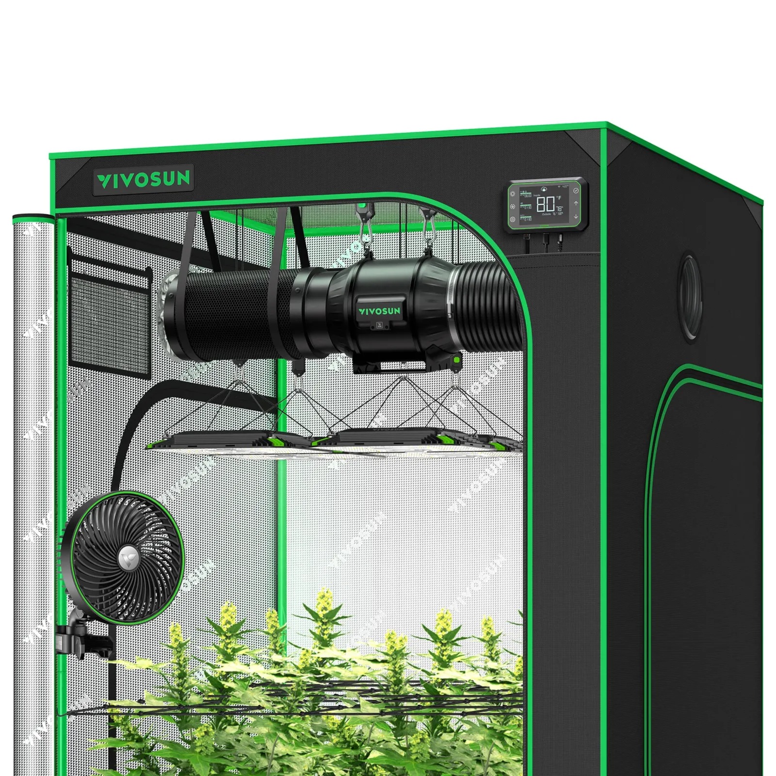 VIVOSUN: VIVOSUN Smart Grow Tent Kit GIY-SGS-44 Pro 4x4 | Leafly