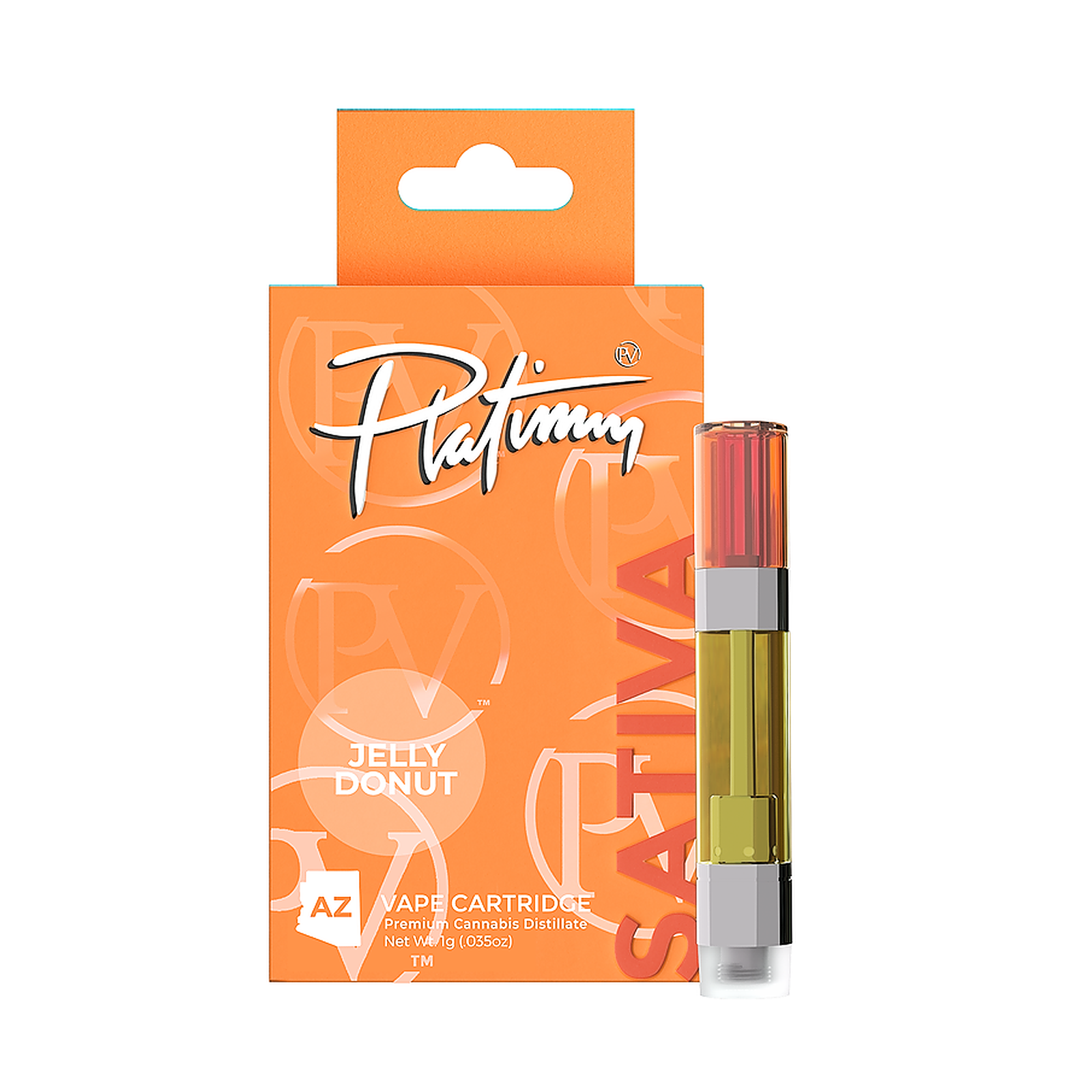 Platinum Vape Platinum Vape Jelly Donut (Sativa) 510 Thread Cartridge