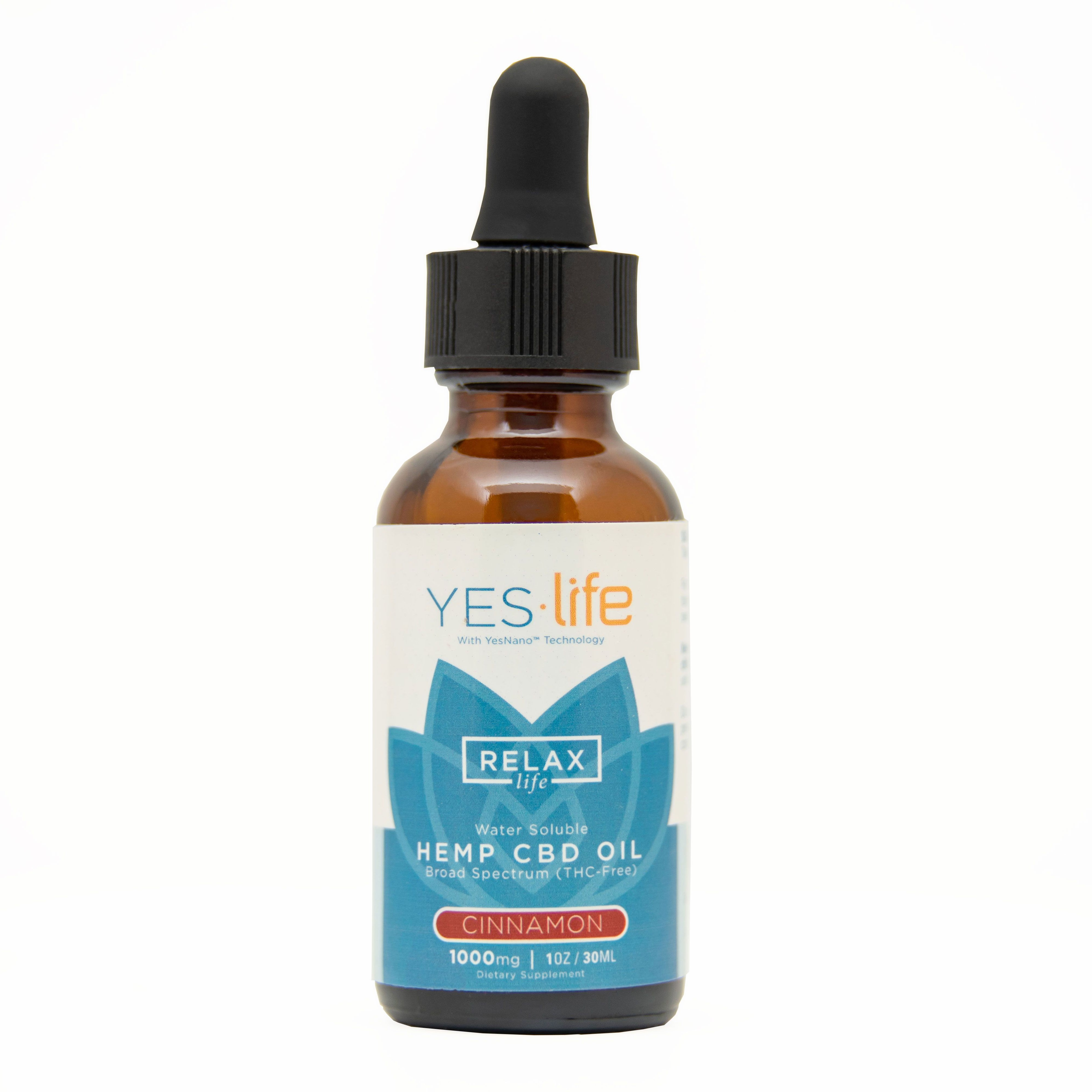 Yes.Life: 1000mg Relax Life Broad Spectrum Hemp CBD Oil 30mL (Cinnamon ...