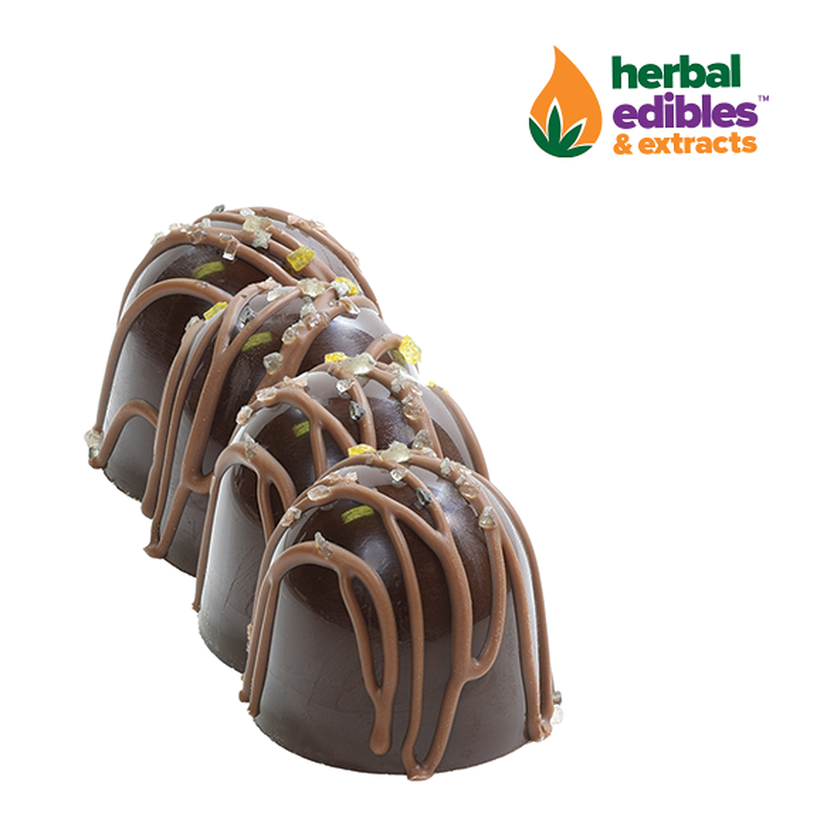Herbal Edibles & Extracts Salted Caramel Bon Bons Leafly