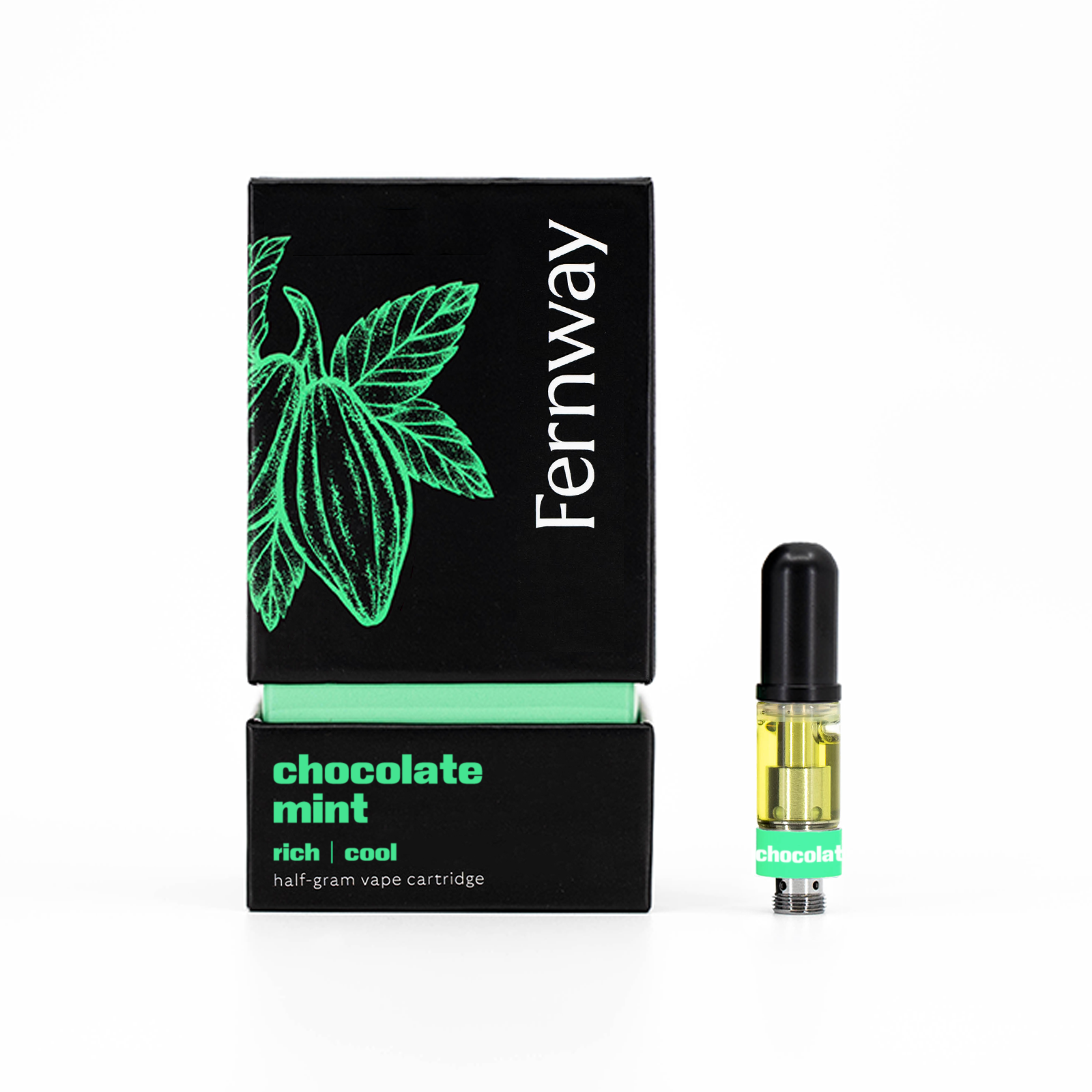 Fernway: Fernway - Chocolate Mint 0.5g Vape Cartridge (I) | Leafly