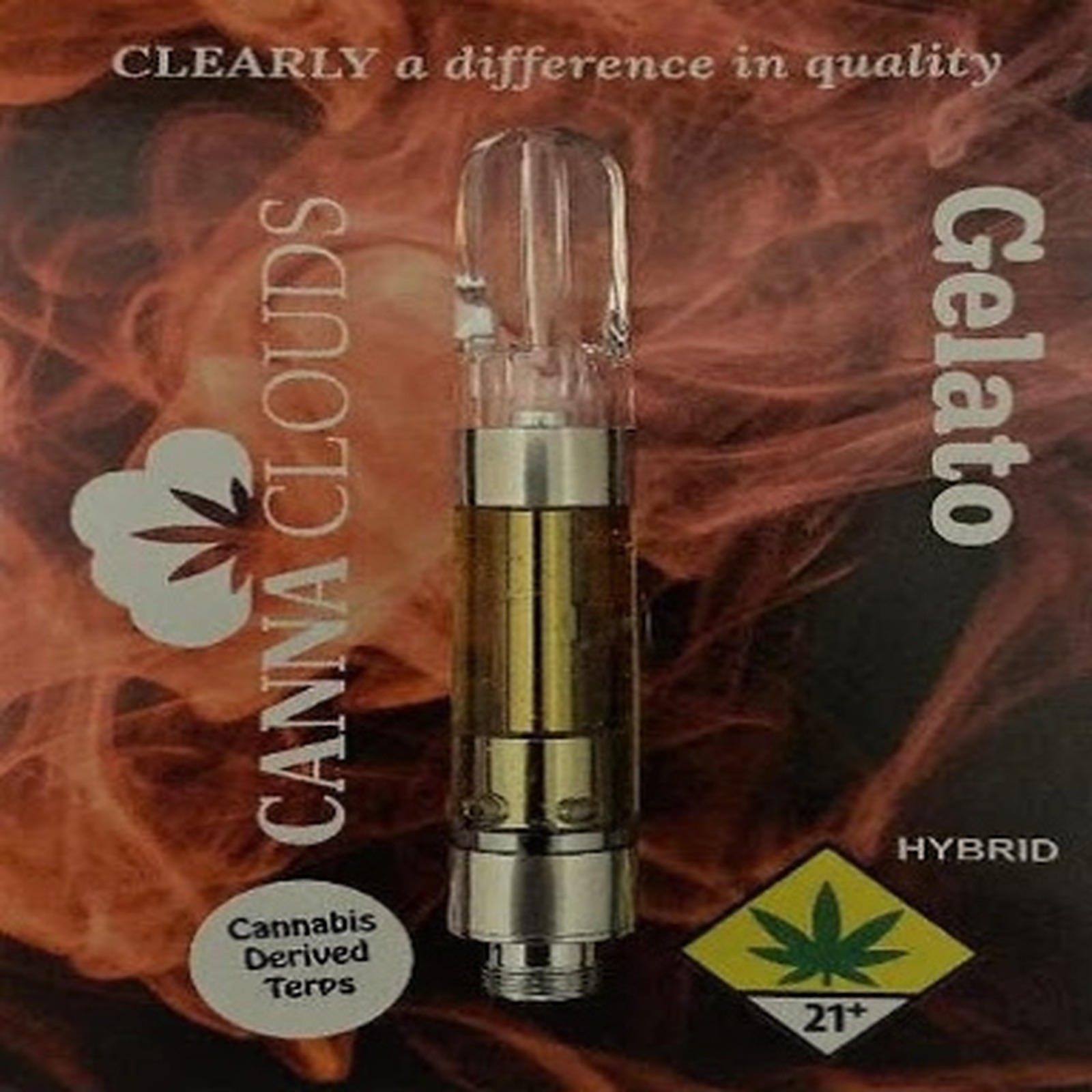 Canna Clouds: Gelato Cartridge 1g Leafly