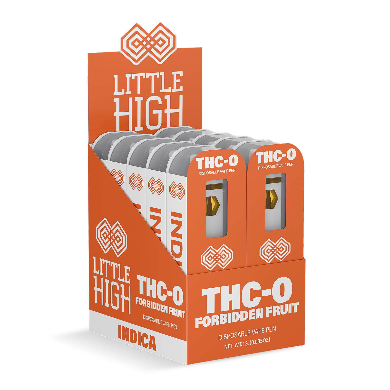 Little High: Little High - THC-O Indica - Forbidden Fruit - 1 Gram  Disposable Pen