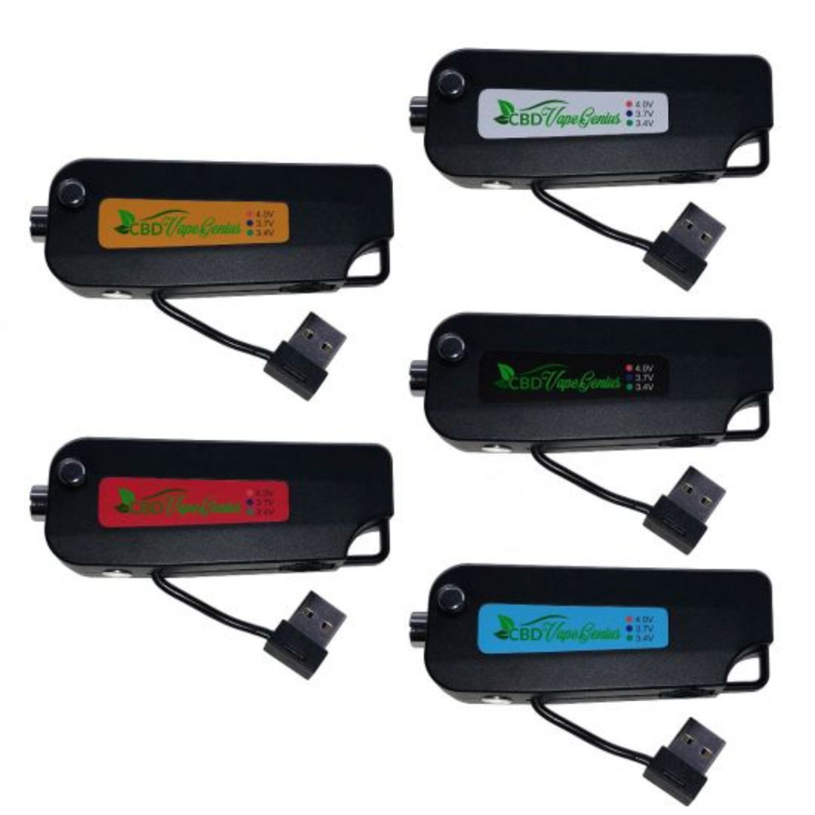 CBD Vape Genius: CBD Vape Genius 510 thread Variable Voltage Keychain  vaporizer 400MAH