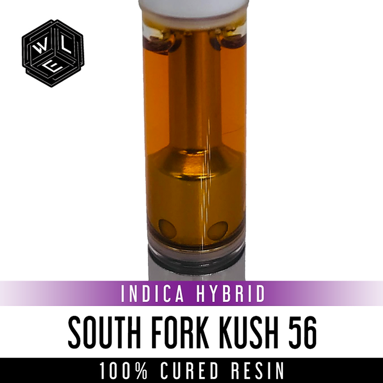 White Label Extracts: South Fork Kush 56 100% Cured Resin Cartridge 1 