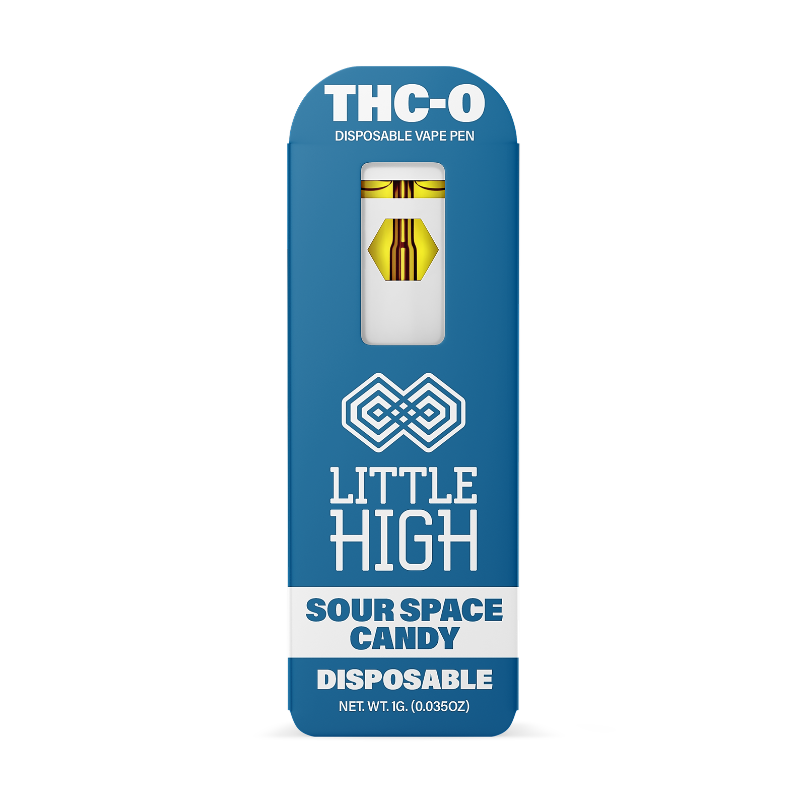Little High Little High THCO Hybrid Sour Space Candy 1 Gram