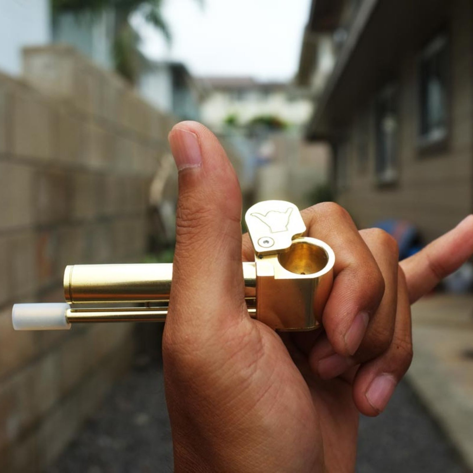 Super Shaka Pipe, Unique All-in-One Portable Smoking Pipe. A Proto Pipe 2.0  for the 21st Century. Made in Hawaii, USA