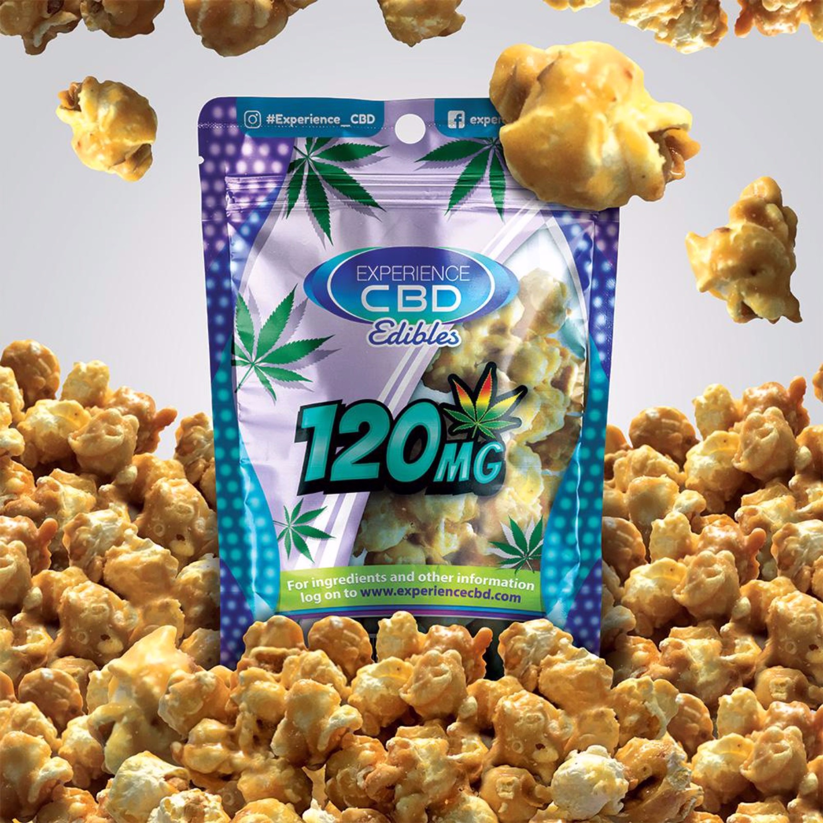 120mg CBD Caramel Popcorn Leafly