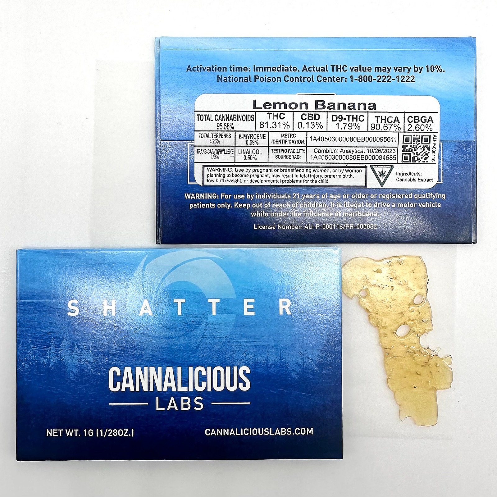 Cannalicious Labs: Lemon Banana Shatter | Leafly
