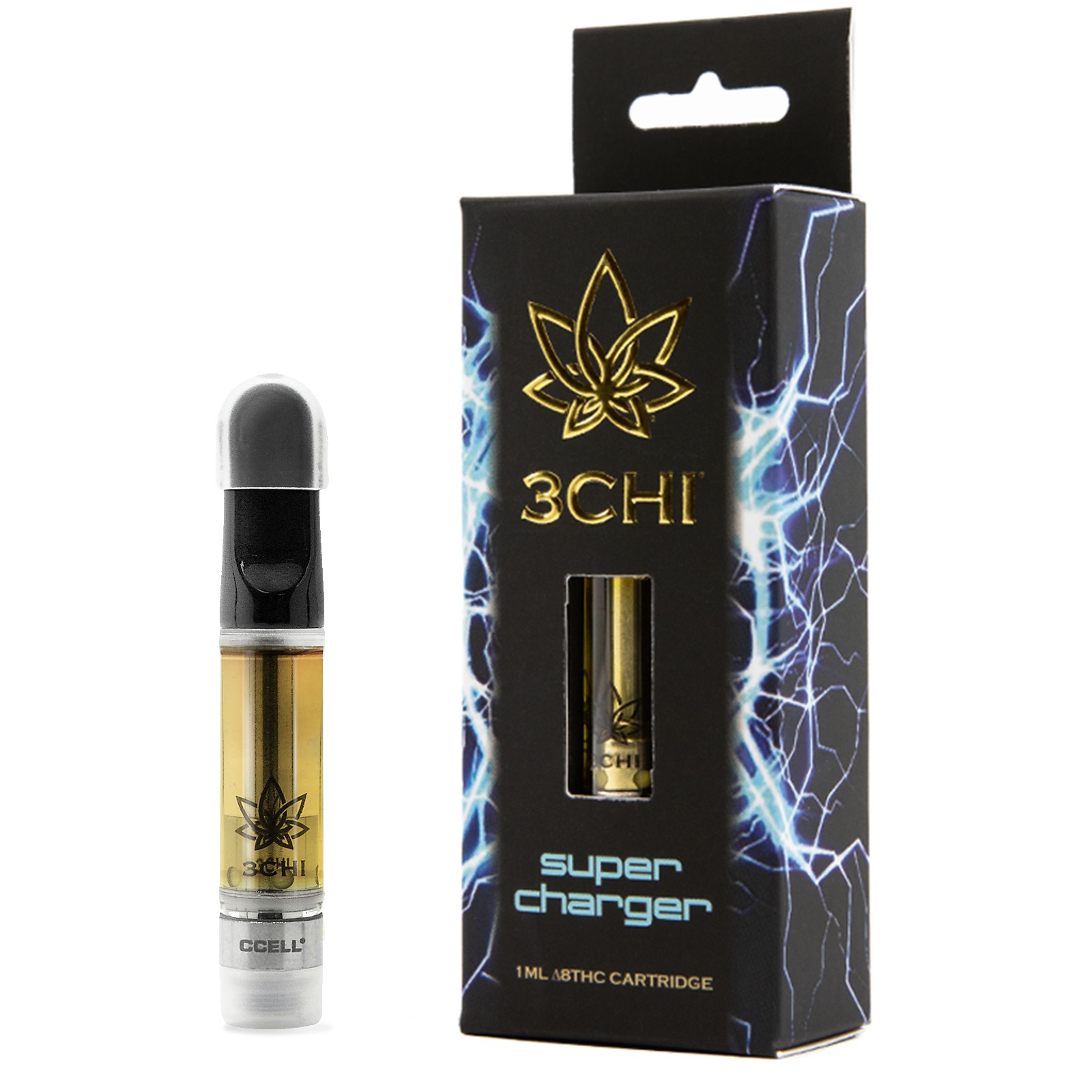 3CHI: Delta 8 Vape Cartridge - Super Charger - 1ml - CDT | Leafly