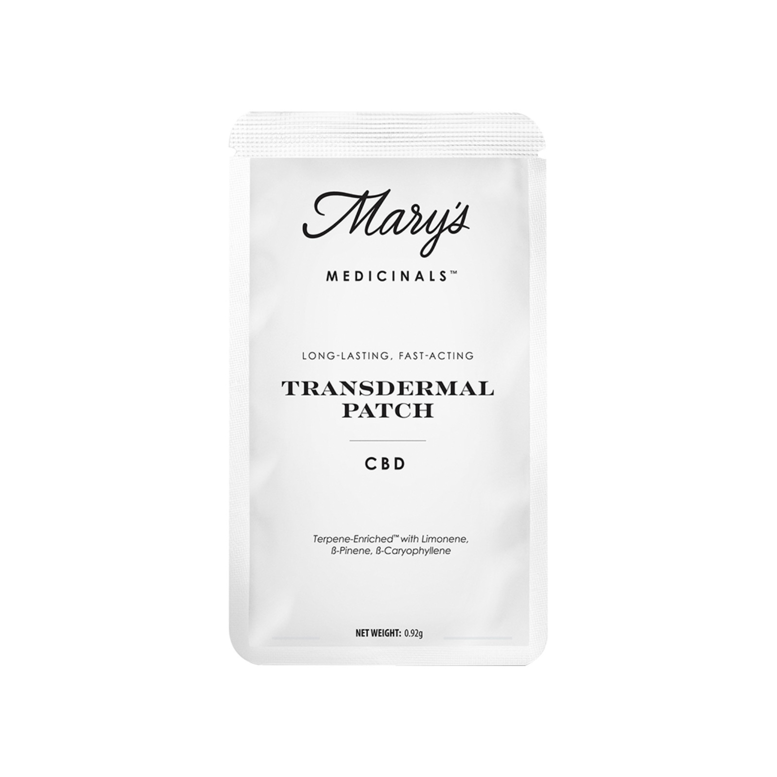 Mary's Medicinals: CBD Transdermal Patch 20mg | Leafly
