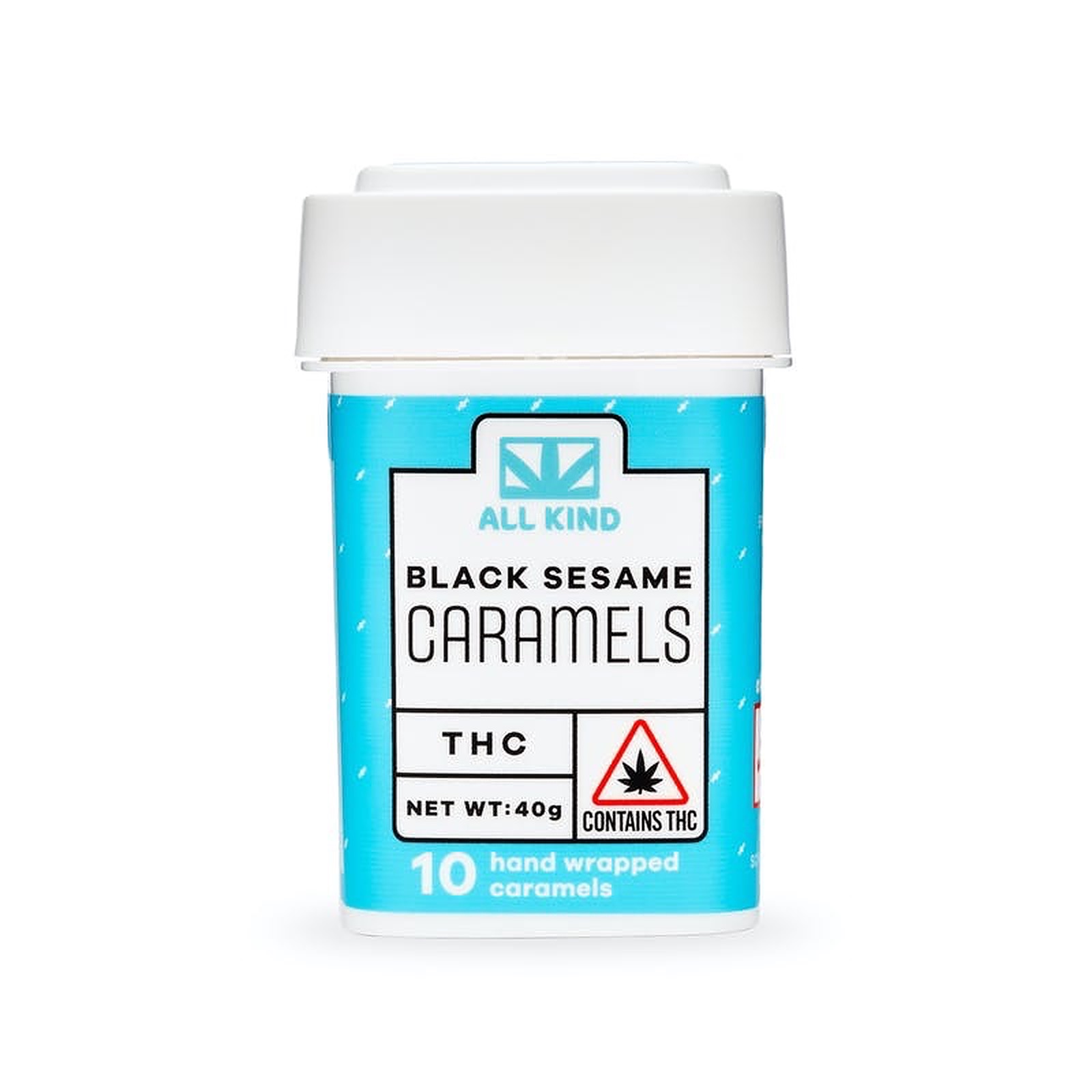 All Kind Black Sesame Caramels: 100mg THC (REC)