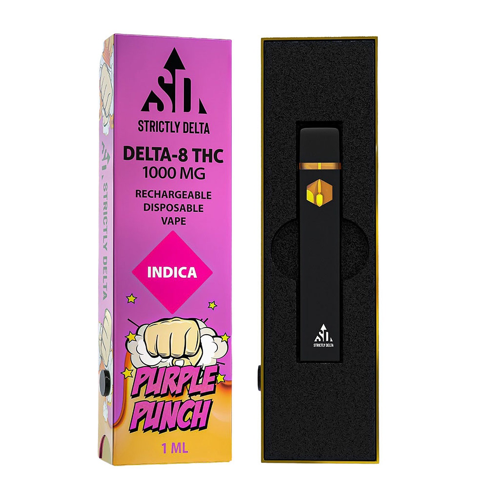 Aventus 8 VAPES DELTA 8 DISPOSABLE PURPLE PUNCH Leafly