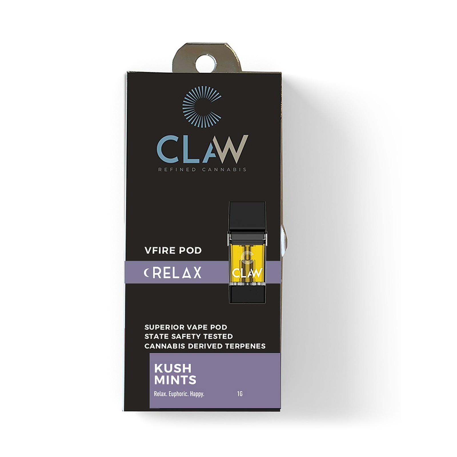 Claw Cannabis Claw Kush Mints 1g VFIRE Cartridge Leafly