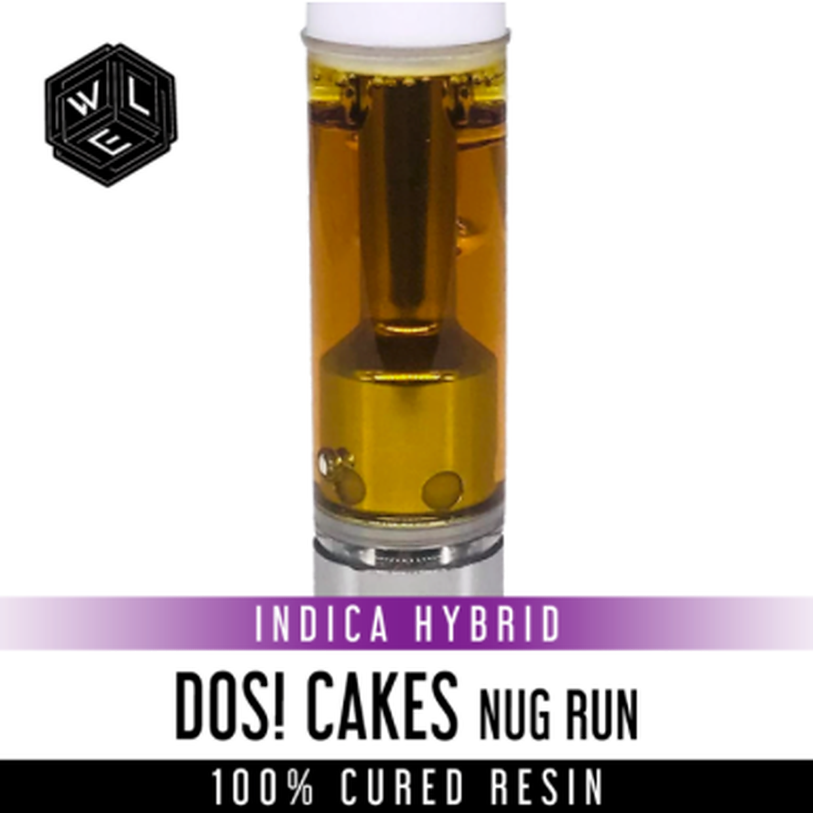 White Label Extracts Dosi Cakes NR Cured Resin Cartridge 1g Leafly