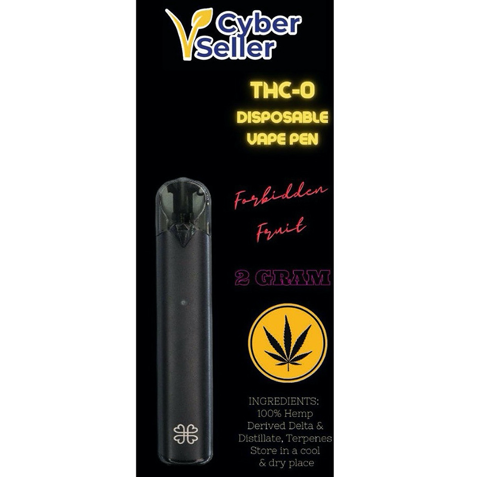 Cyber Seller | Free Shipping | Order Today: THC - 0 Vape Pen Forbidden  Fruit