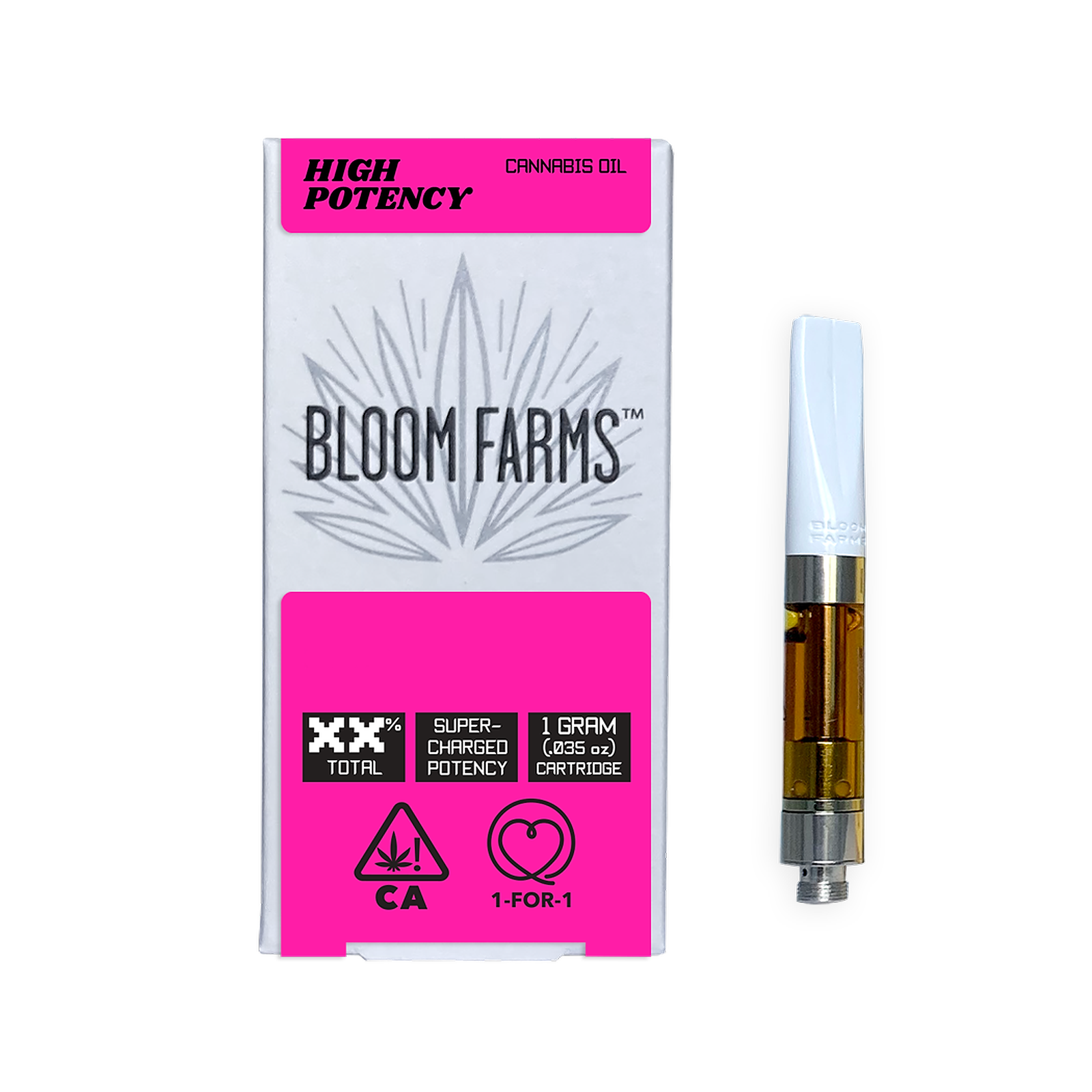Bloom Farms Bombpop High Potency 1G Cartridge Leafly