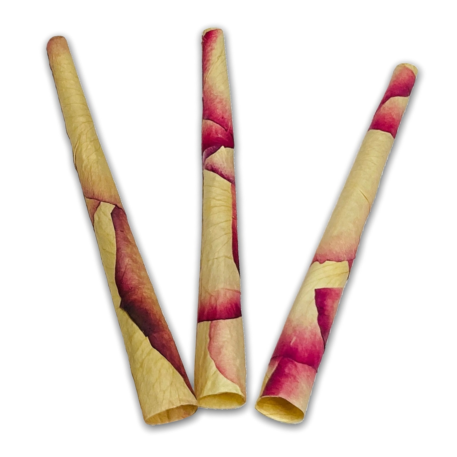 CaliGreenGold [CGG] 3 Malibu Organic Rose Petal Cones Handmade by