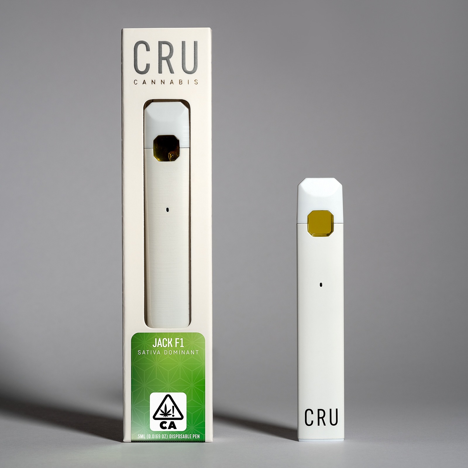 CRU Cannabis: Jack F1 (0.5ml Disposable Pen) | Leafly