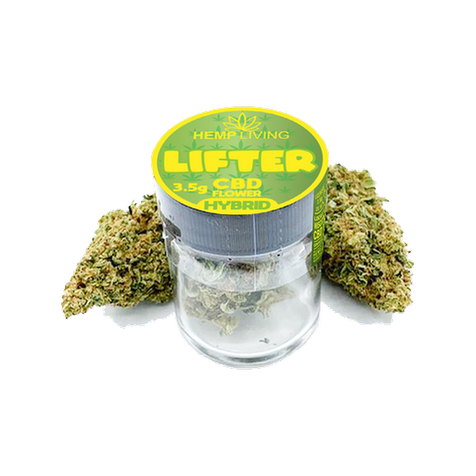 Hemp Living: Hemp Living - CBD Flower 3.5g Jar - Lifter | Leafly