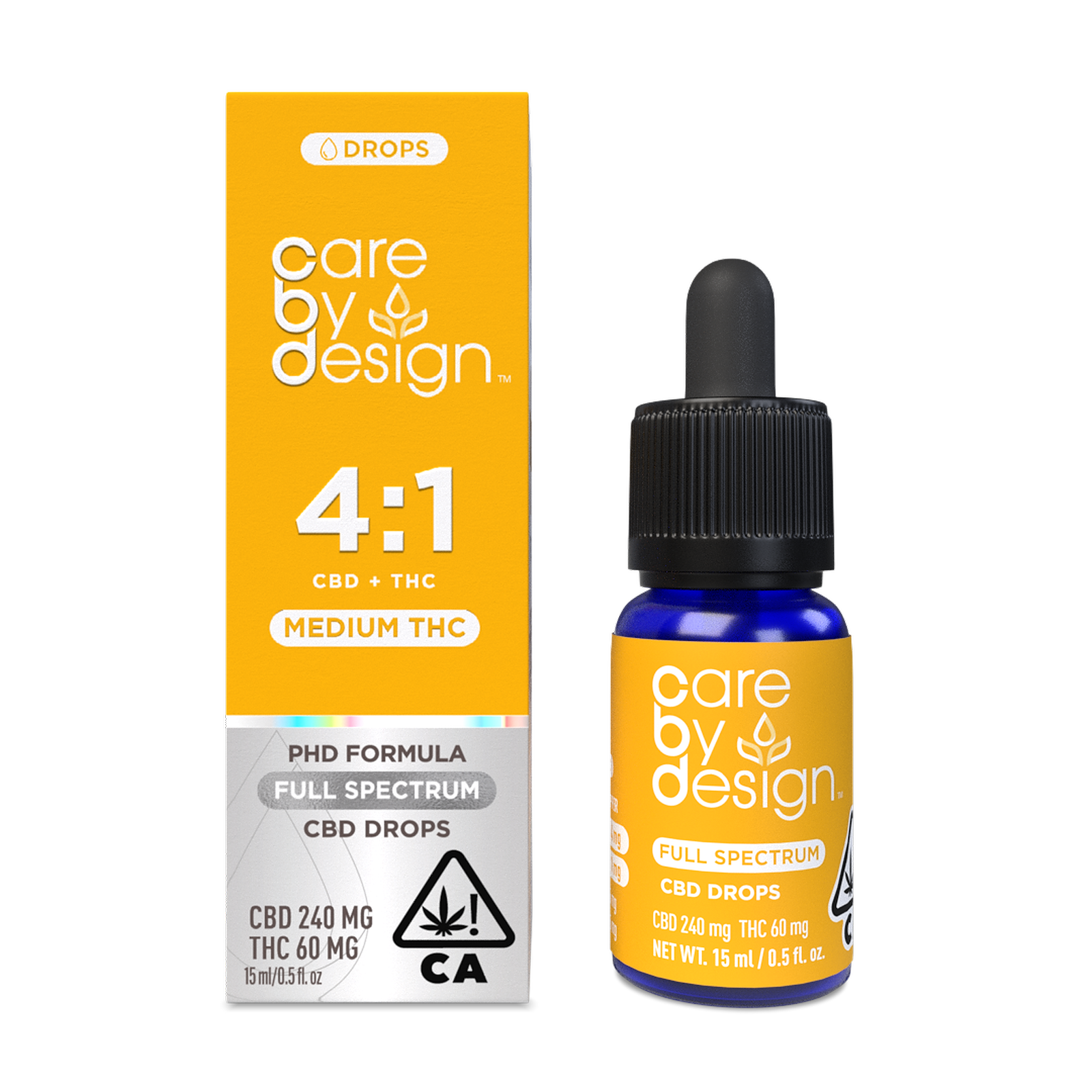 4:1 MEDIUM CBD:THC FULL SPECTRUM DROPS | 15ML
