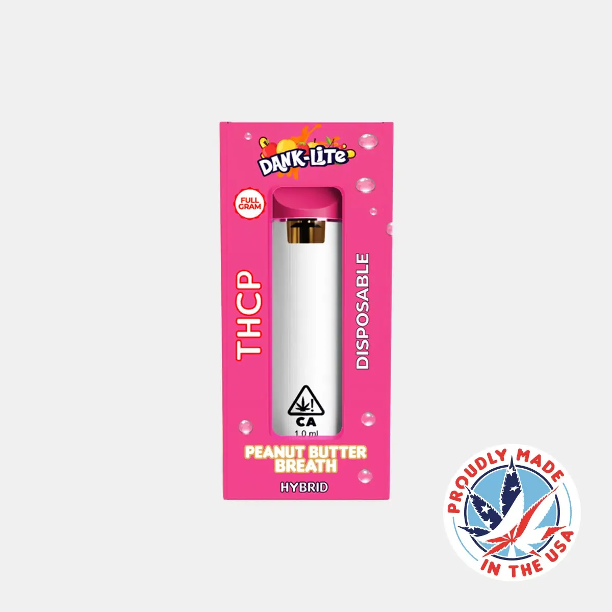 DankLite: THCP Disposable Vape  Peanut Butter Breath (Hybrid) | Leafly