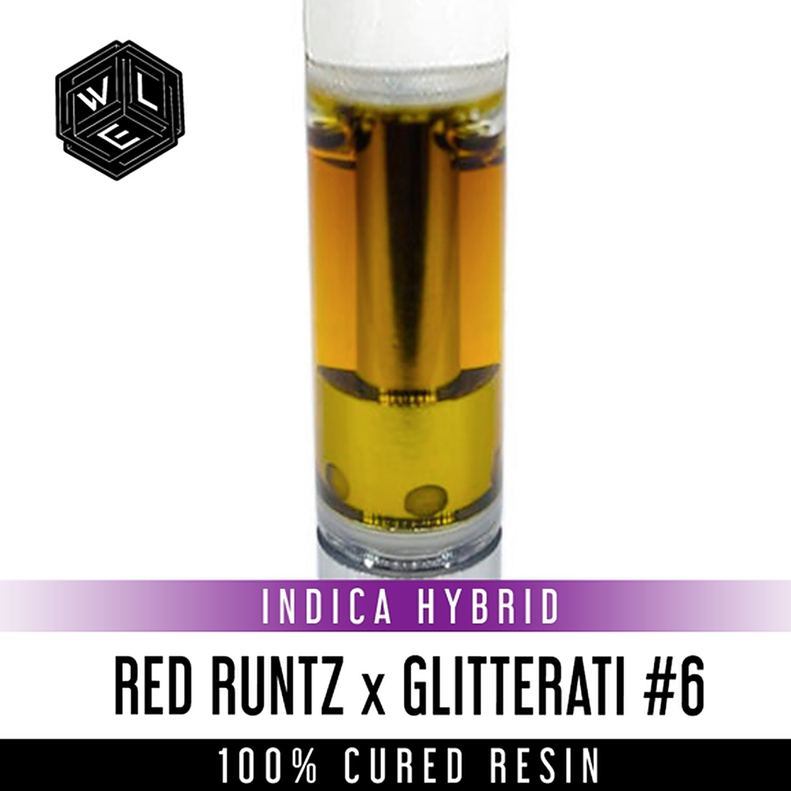 White Label Extracts Red Runtz x Glitterati 6 100 Cured Resin