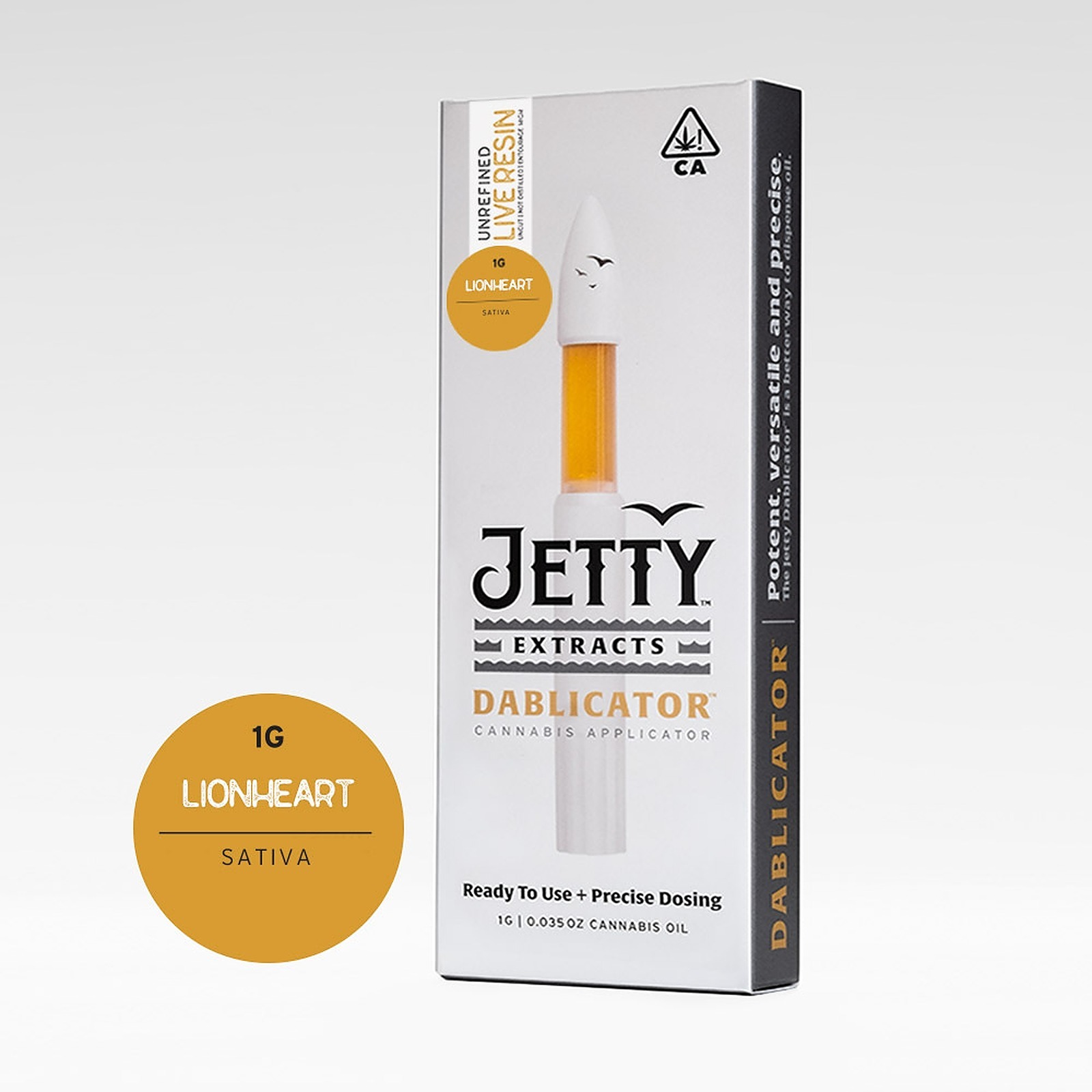 Jetty Extracts Lionheart UNREFINED Live Resin Dablicator™ Oil
