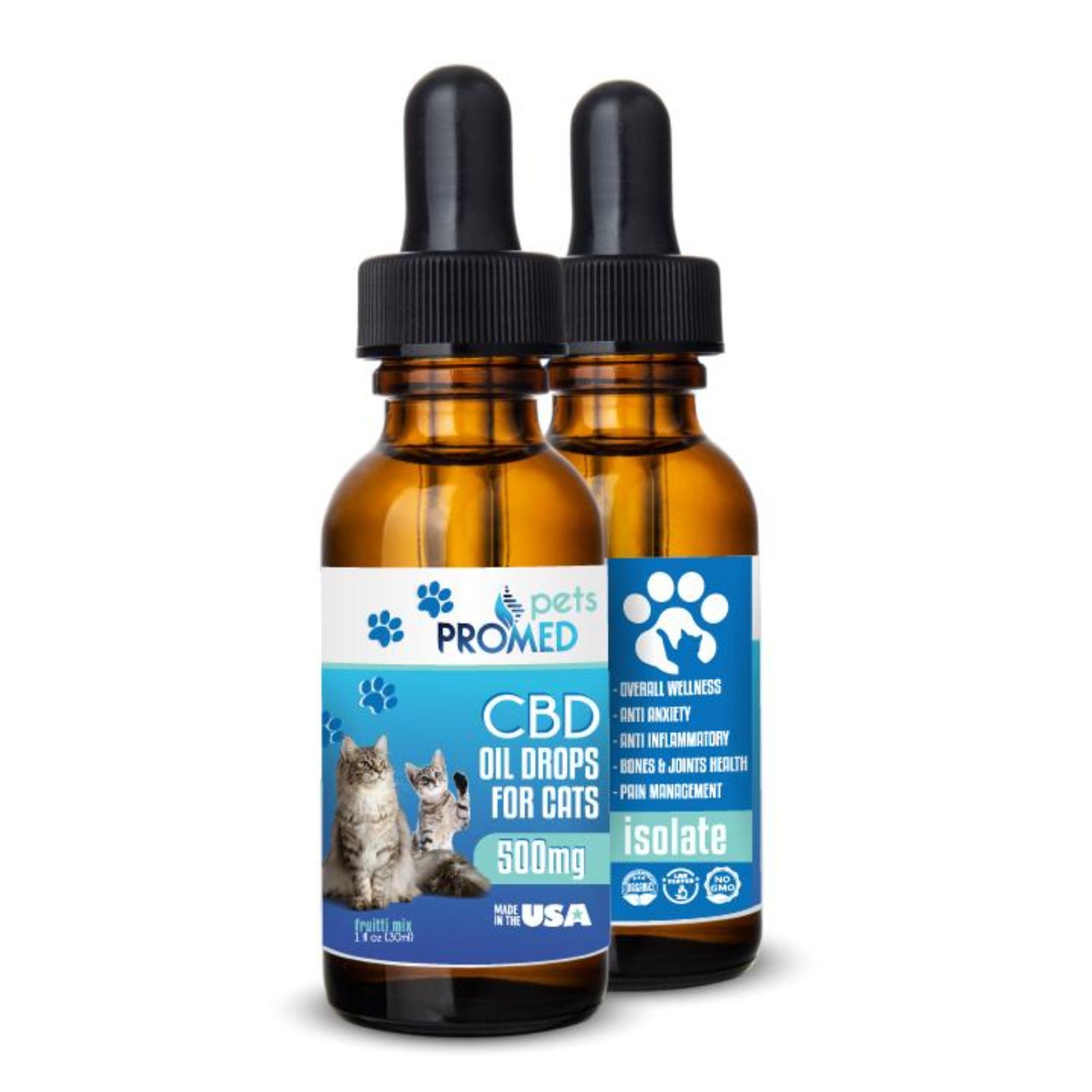 PET CAT ISOLATE CBD OIL DROPS 500MG Leafly