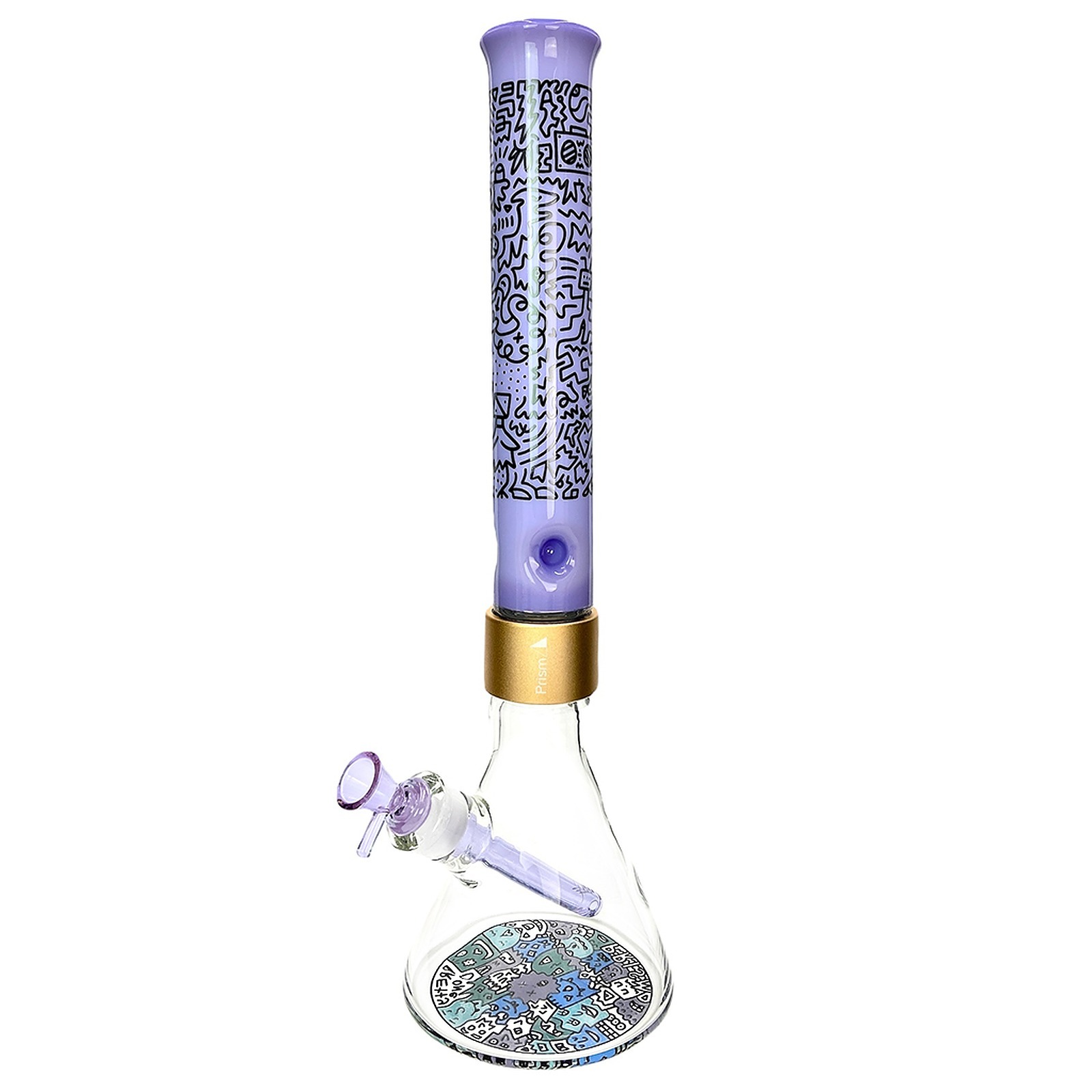 CaliConnected Online Prism Pipes 18” Pretty Done Beaker Bong