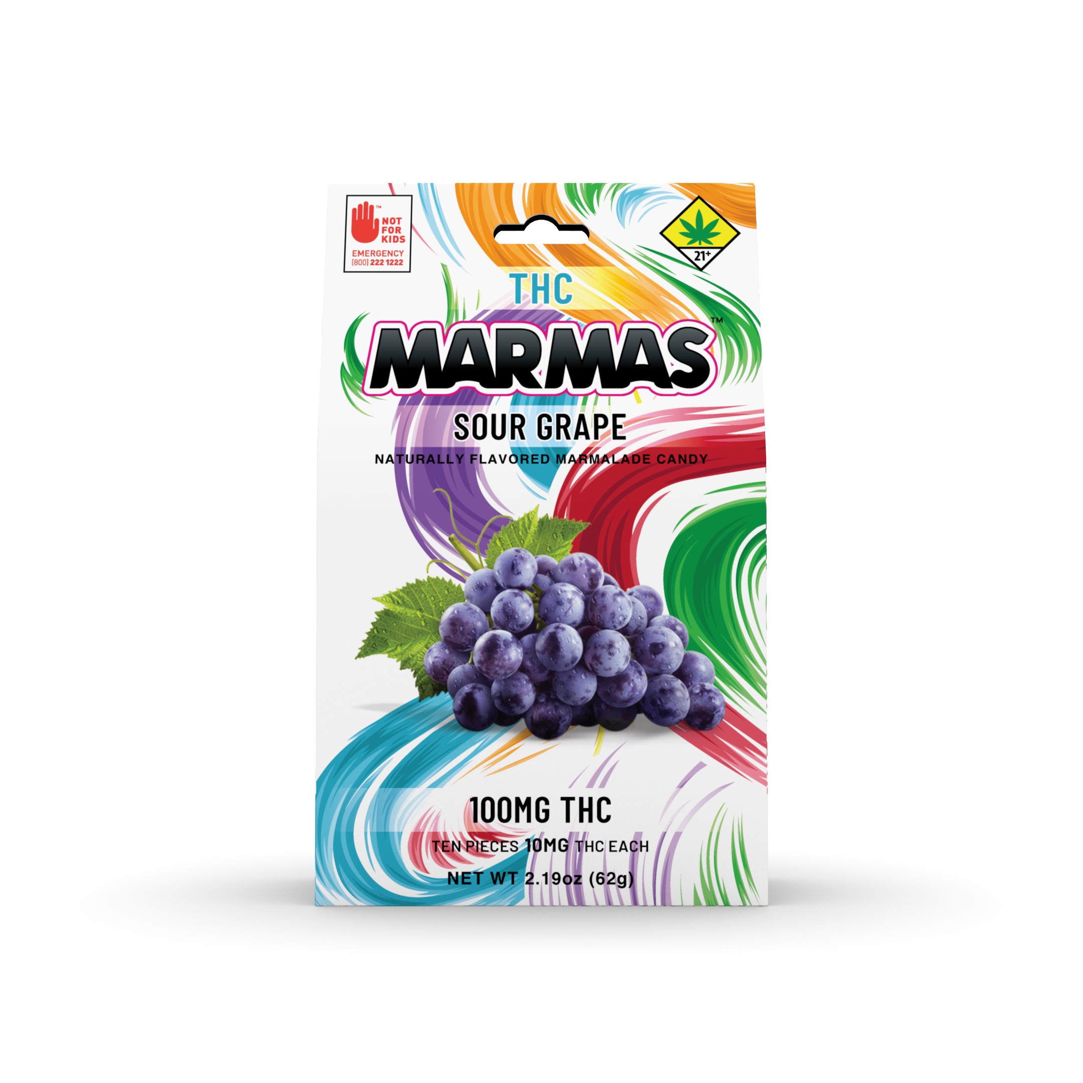 Marmas Sour Grape 100mg 10pack Leafly