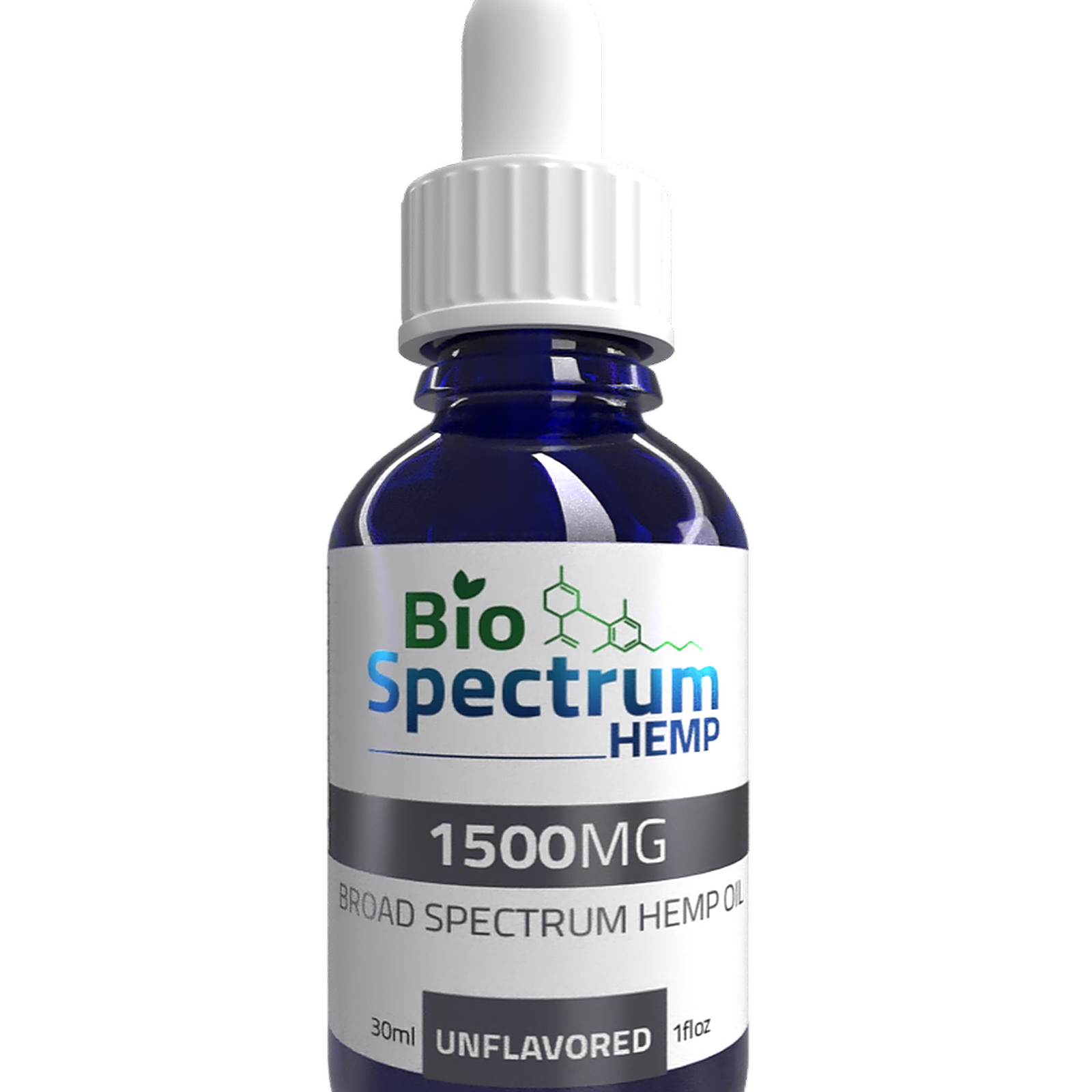BioSpectrum Hemp: Broad Spectrum Unflavored Tincture 1500mg $39.95 | Leafly
