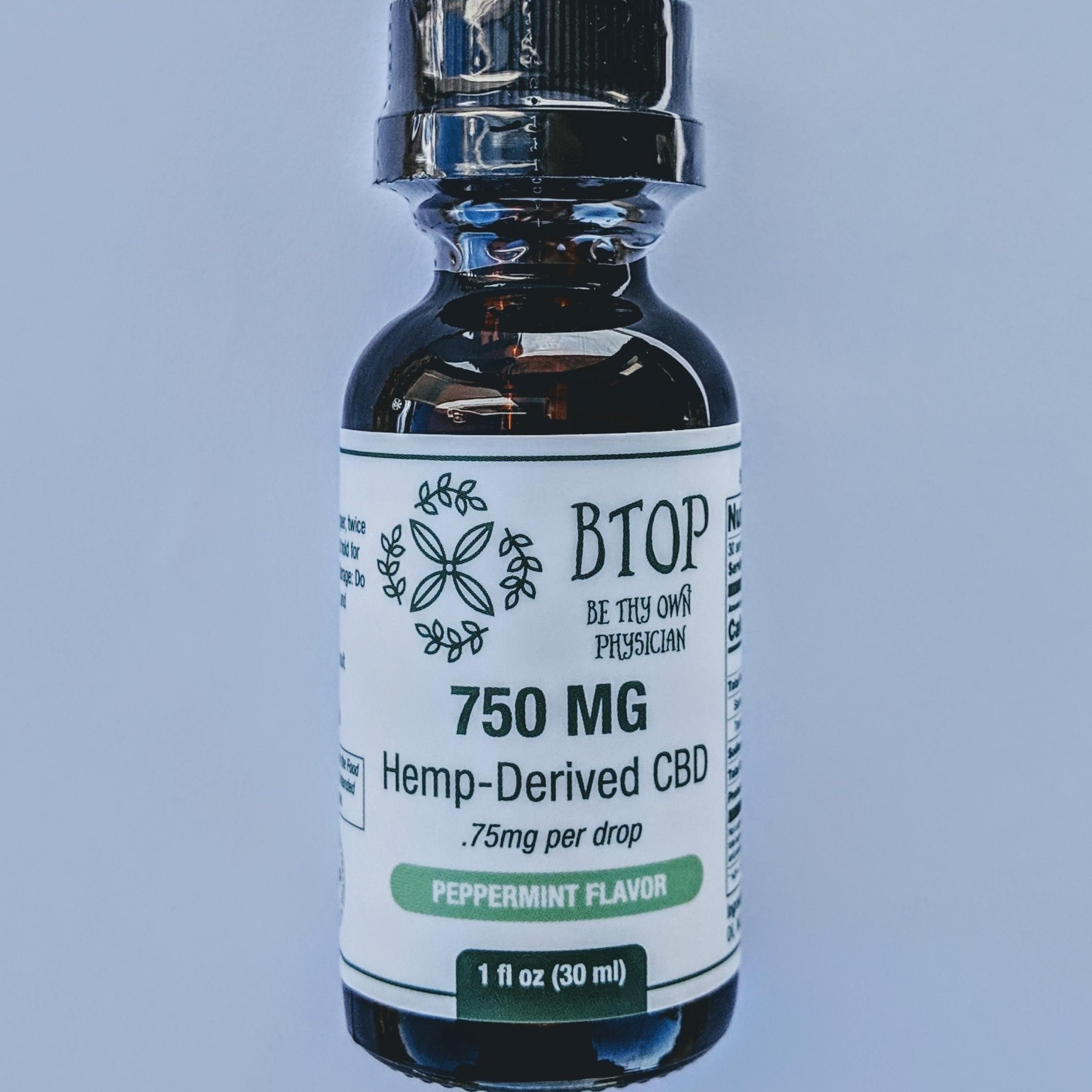 Btop 750mg Full Spectrum Cbd Oil Peppermint Flavor Leafly 0970