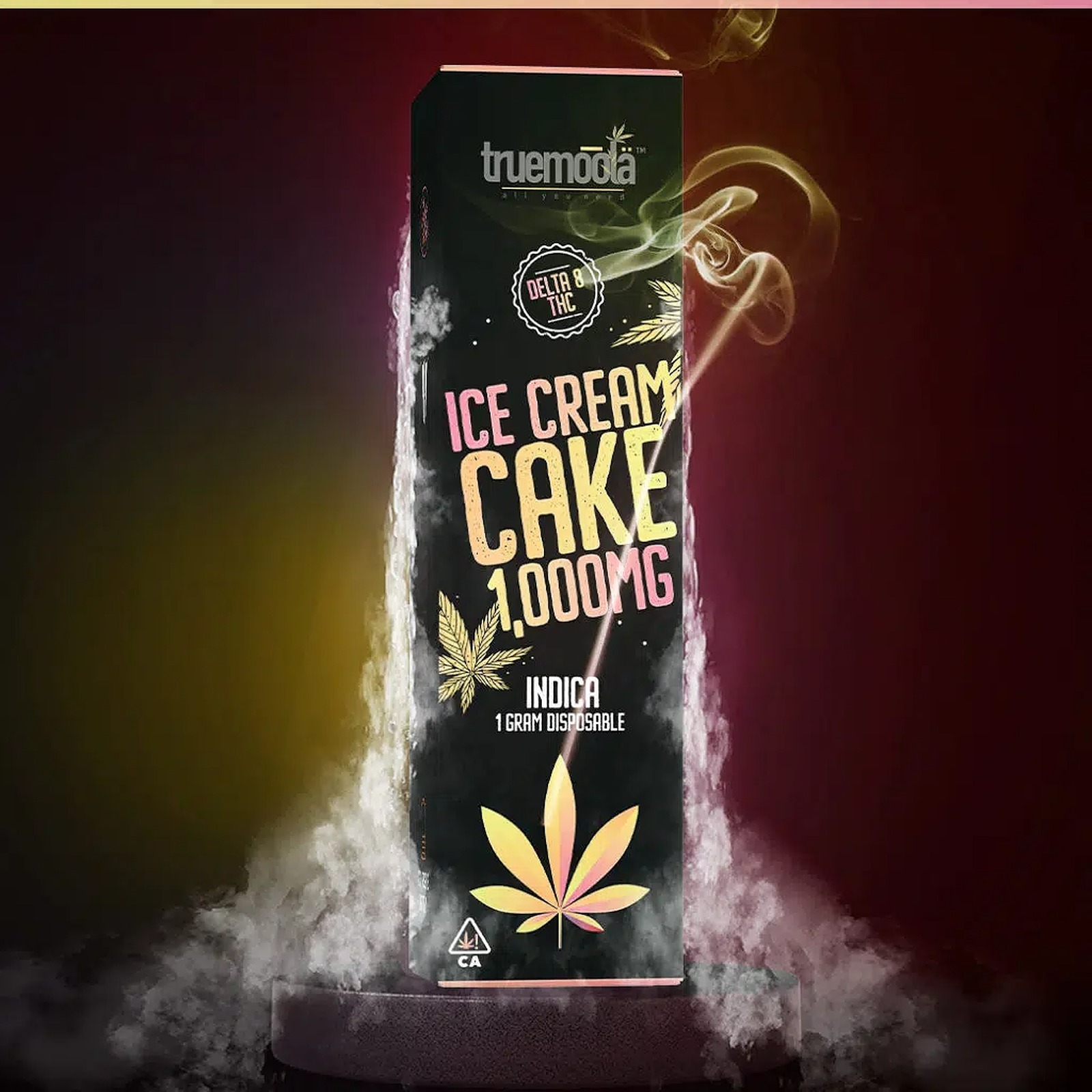 Truemoola Ice Cream Cake D8 Disposable Vape Leafly