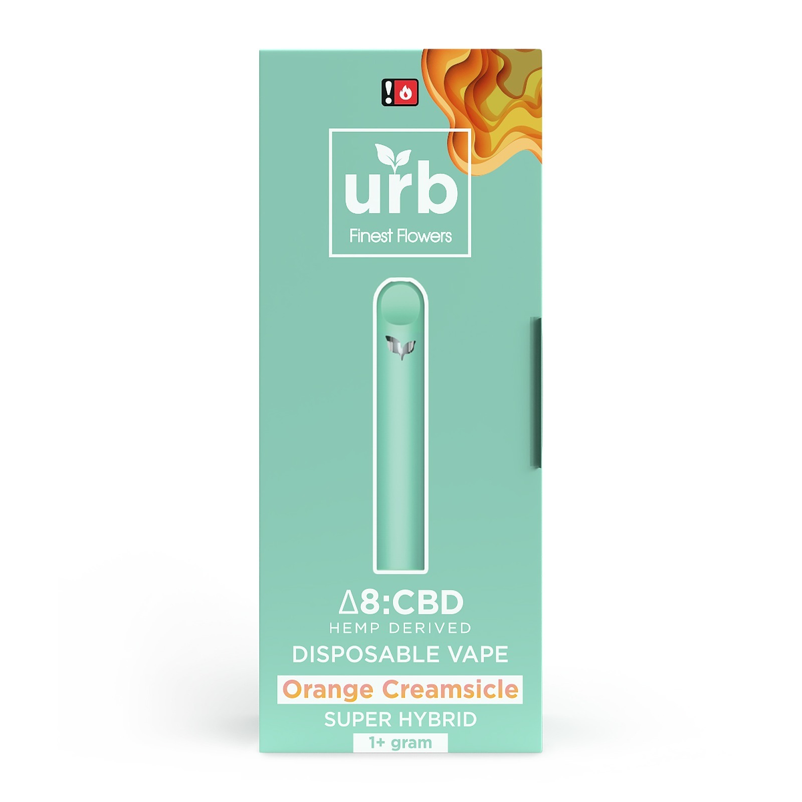 Urb Finest Flowers: Orange Creamsicle Delta 8 THC Disposable Vape 1+ G |  Leafly