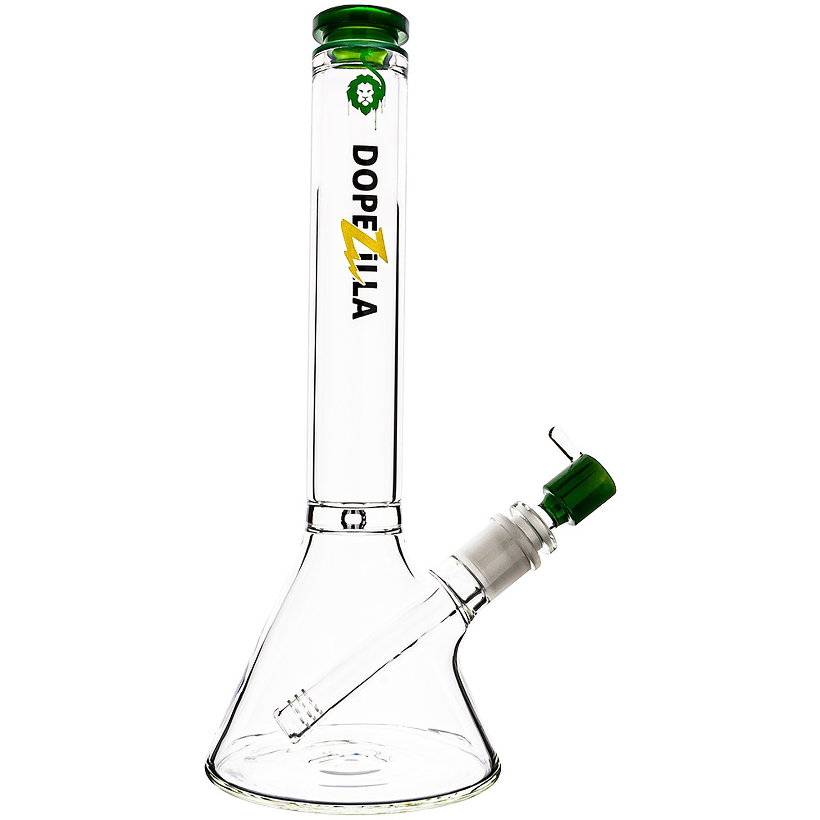 Waterbeds 'n' Stuff Dopezilla 12" Chimera Bong Mint Green Leafly