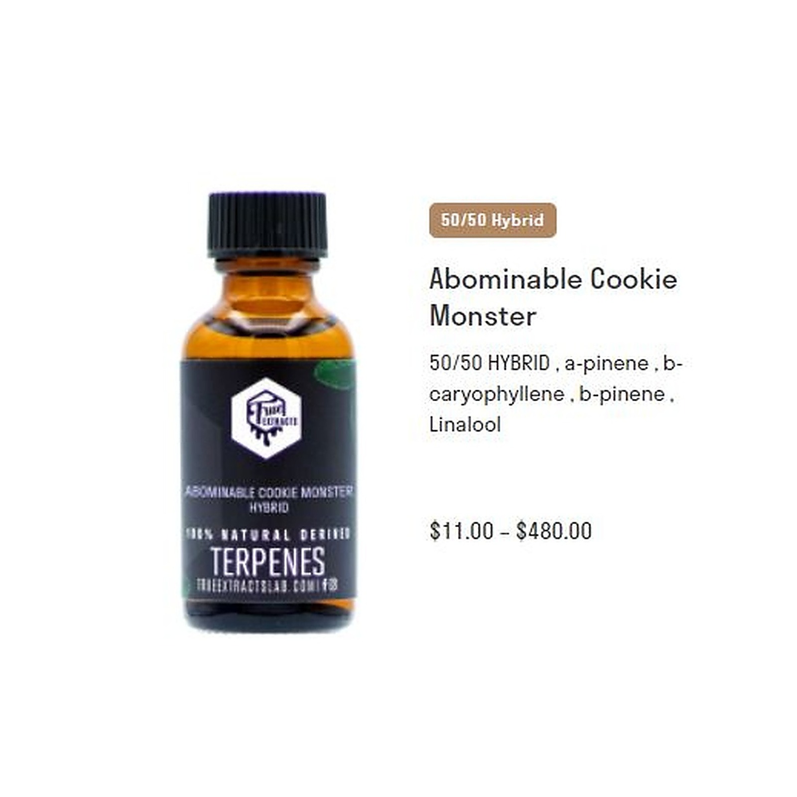 True Extracts Abominable Cookie Monster Leafly