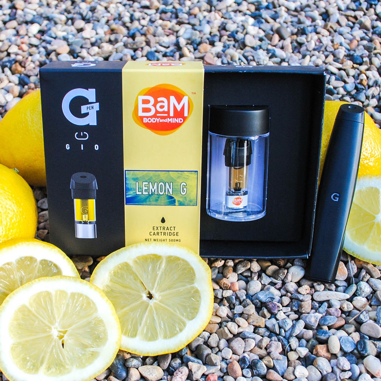 BaM LEMON G Distillate G Pen Gio Cartridge (0.5mg) Lea