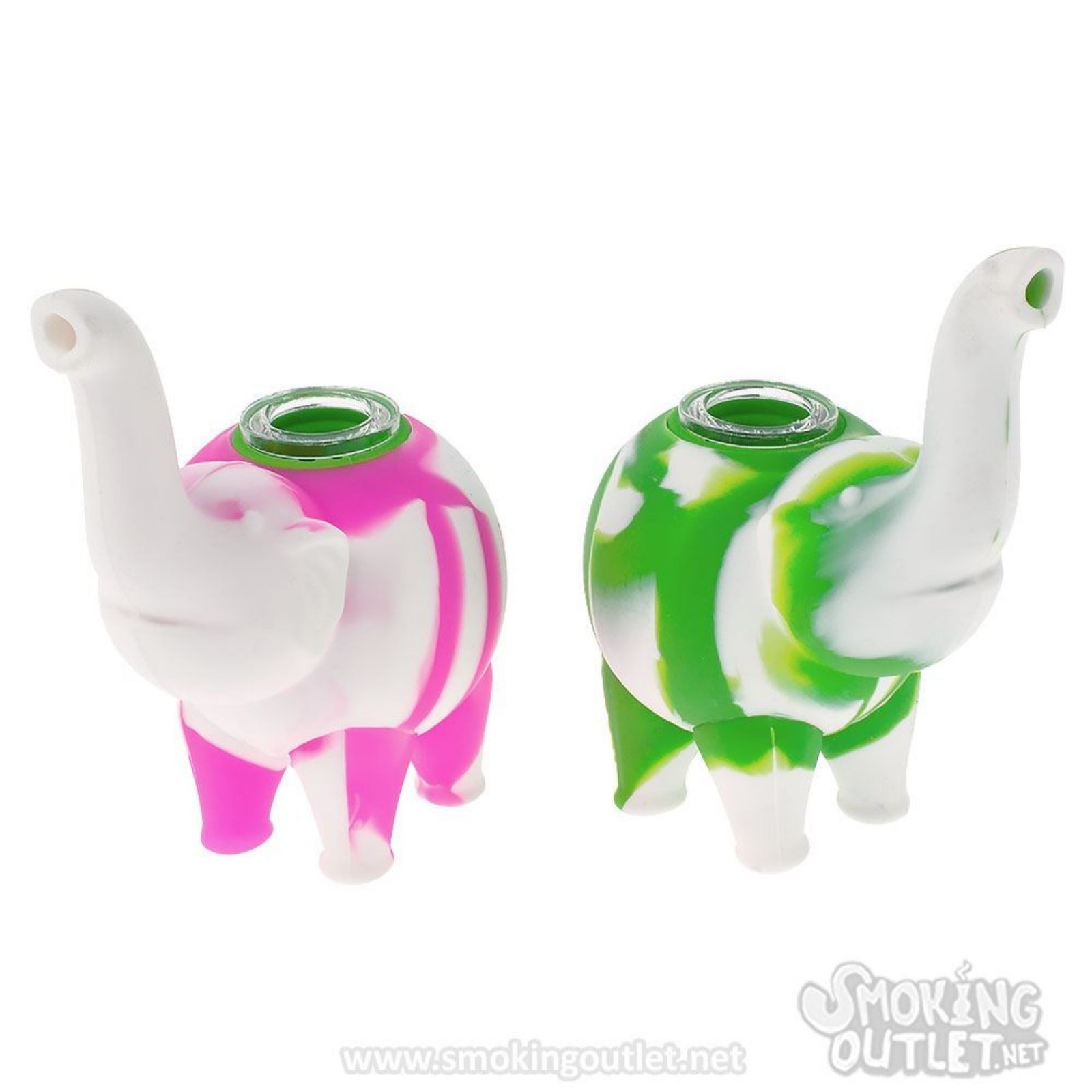 Smoking Outlet: Silicone Elephant Hand Pipe | Leafly