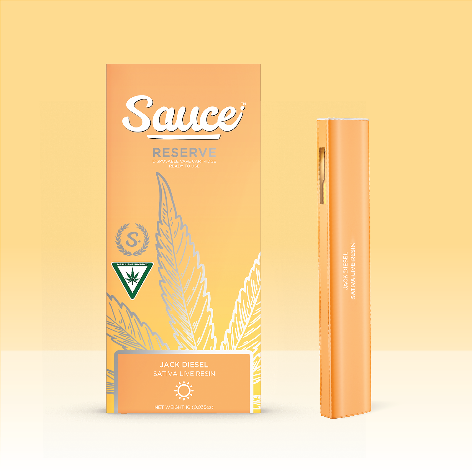 Sauce Essentials Jack Diesel 1G Live Resin Reserve Line (Sativa