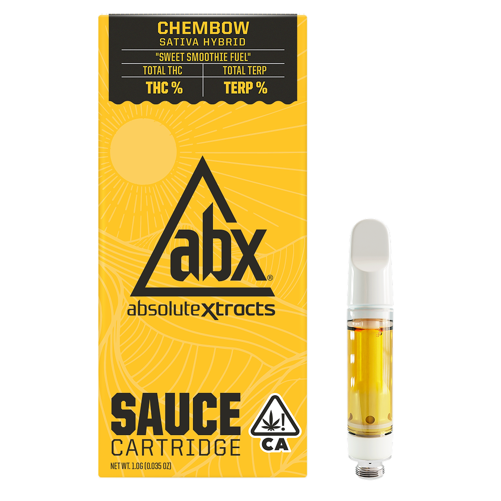 Abx Absolutextracts Abx Chembow Sauce Cartridge 1g Leafly