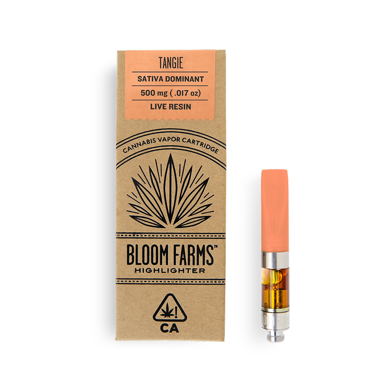 Bloom Farms Tangie (Sativa) Live Resin with Liquid Diamonds 0.5g