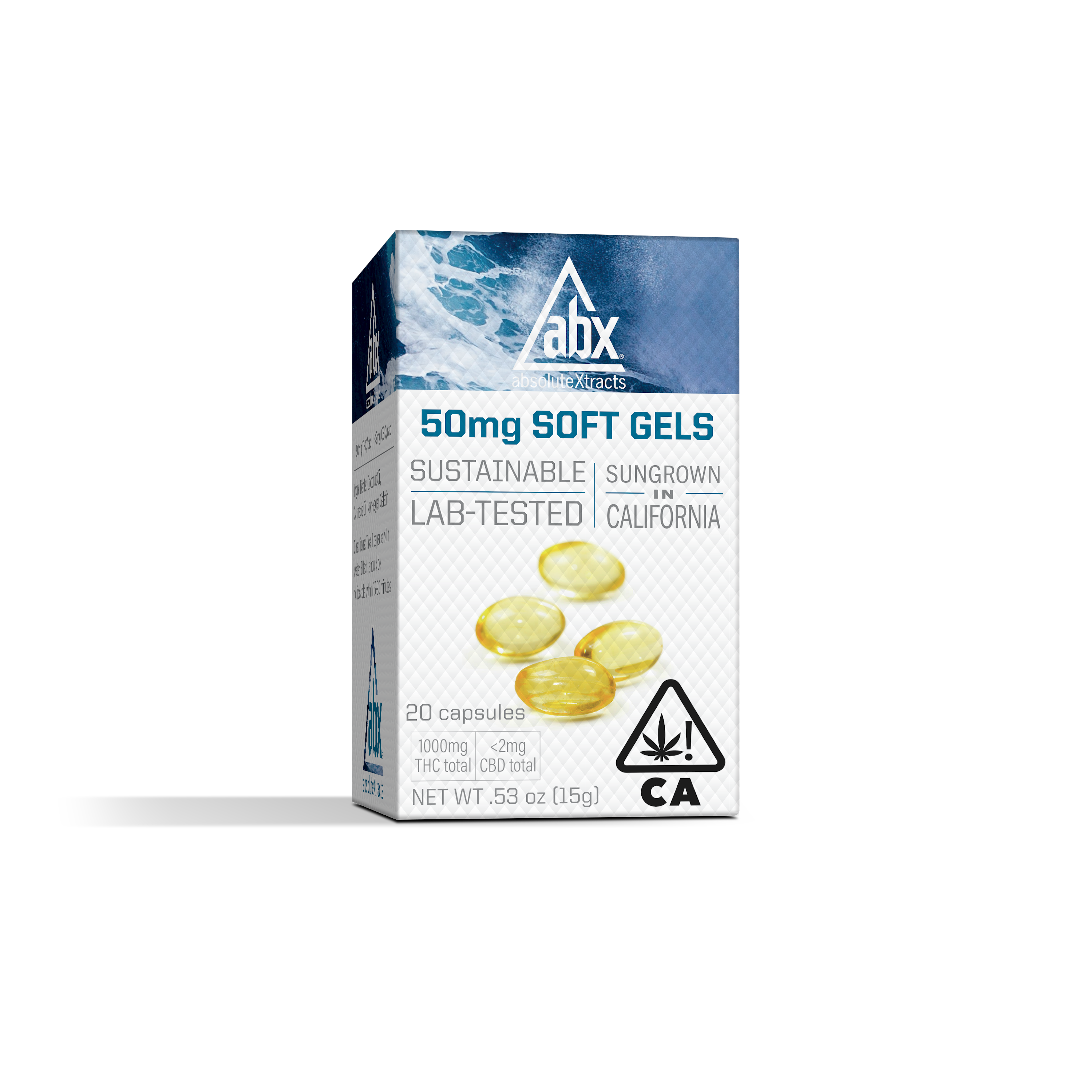 50mg THC Soft Gels (20 Count) | Leafly