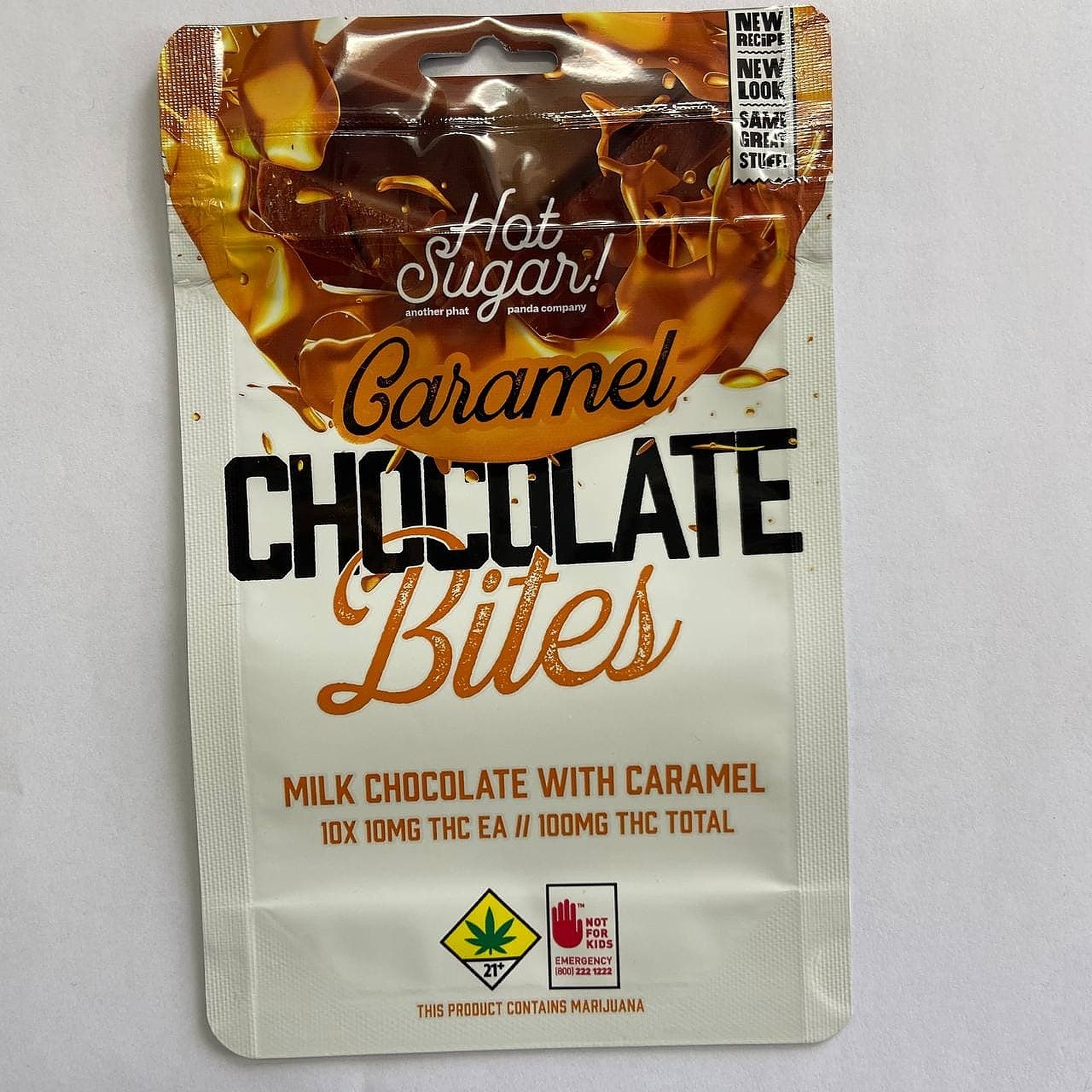 Milk Chocolate Caramel Bites 100mg 10pack Leafly