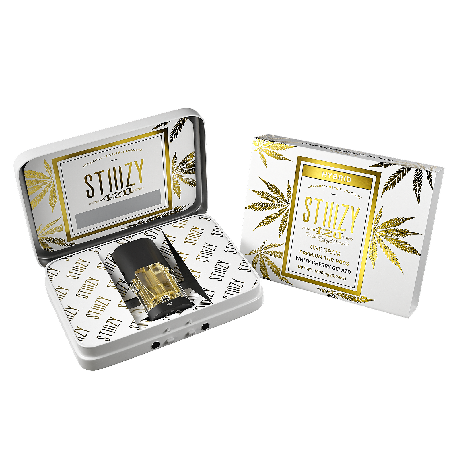 STIIIZY: WHITE CHERRY GELATO - 420 LTTD PREMIUM THC POD 1G | Leafly